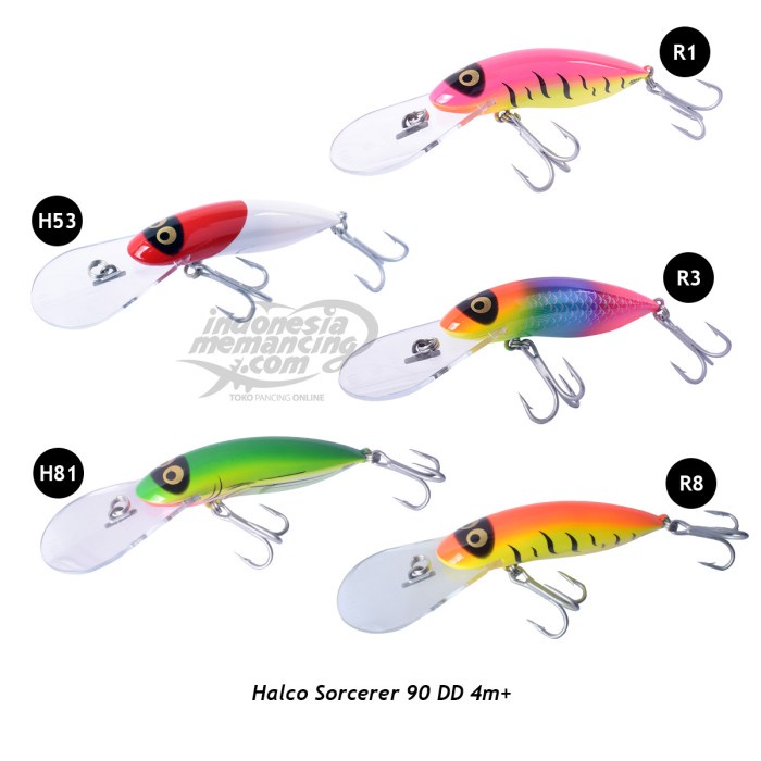 Ready Umpan Mancing popping Halco Sorcerer 90 DD