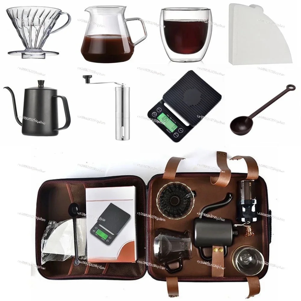 Storage Travel Hand-brewed Coffee Pot Set Filter Cup Hand-brewed Pot Combination
