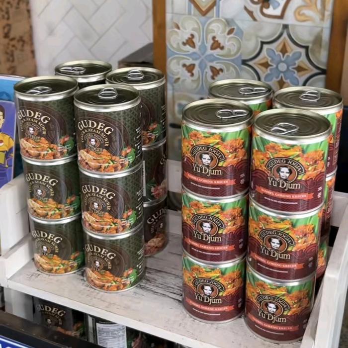 

Lalaa_Store Gudeg Yu Djum Kaleng 300 Gram - Oleh-oleh Khas Jogja Food