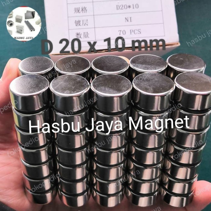 

New Magnet 20x10mm / 20mm x 10mm / 20*10mm Neodymium N52