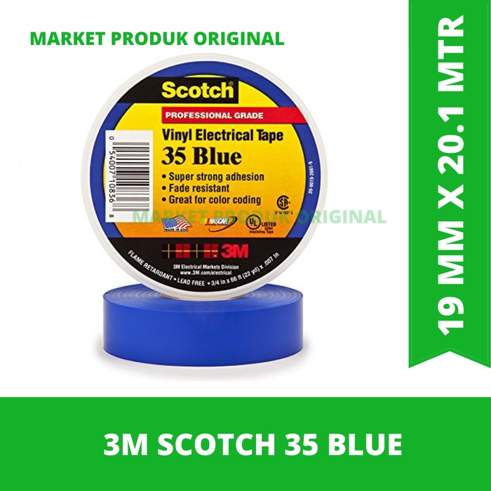 

New Isolasi 3M scotch 35 Blue original termurah