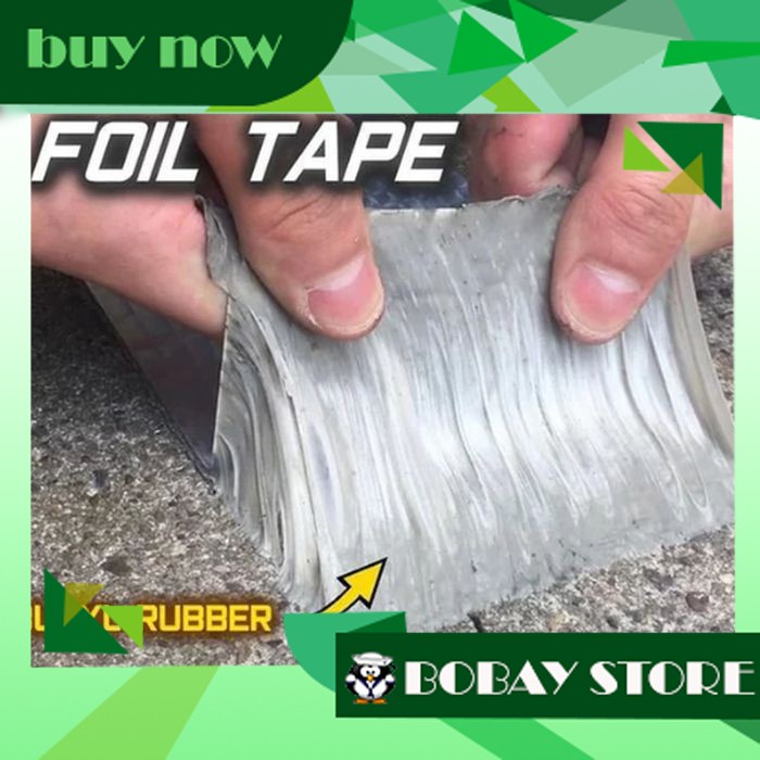 

New Lakban Anti Bocor Alumunium Foil Tape Perekat Super Kuat