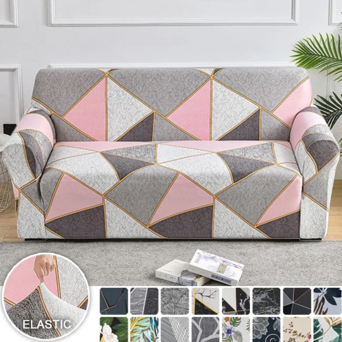 COVER SOFA ELASTIS SARUNG SOFA ELASTIS COVER SOFA L SHAPED