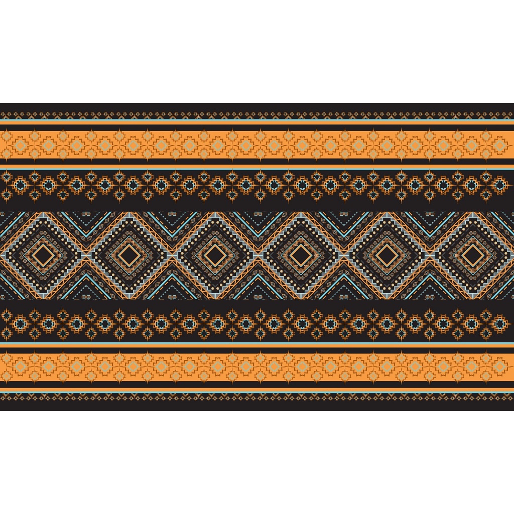 Nazhifa Printing - Syal Batik Geometric Ethnic Oriental - Syal Batik Scraft Scarf Leher Pria Wanita