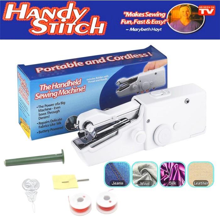 TERBARU HANDY STITCH Alat Mesin Jahit Tangan Mini Portable Sewing Machine ORI