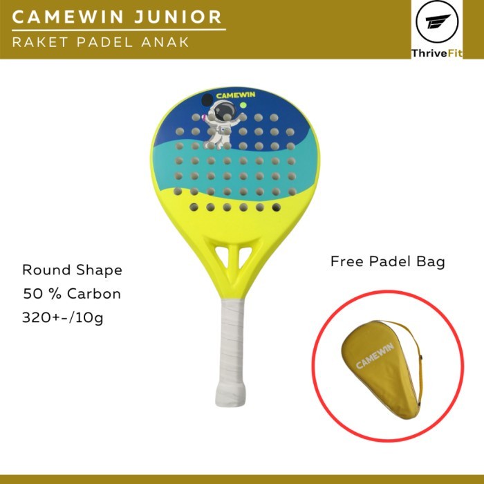 CAMEWIN Padel Racket Junior / Raket Padel Anak FREE Padel Racket Bag