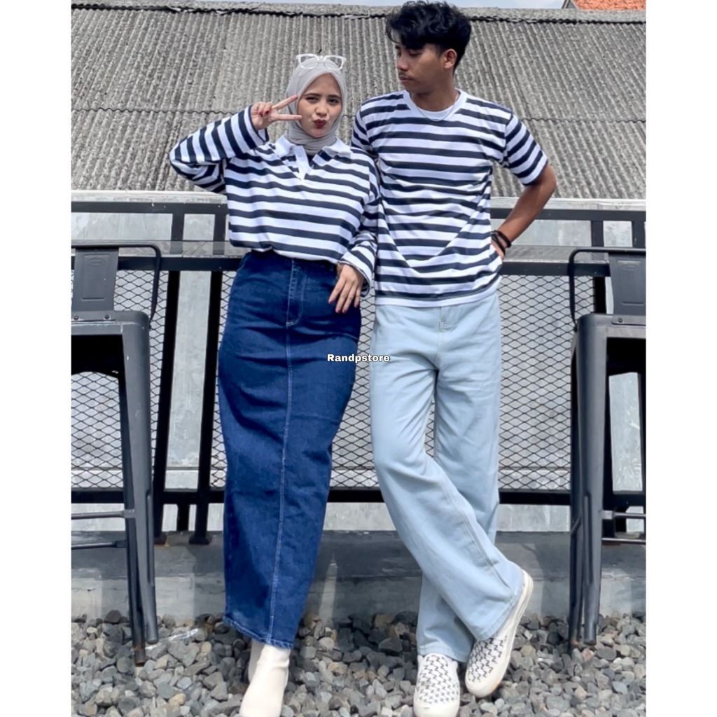 Kaos Couple Pakaian Cowok Cewek Dewasa Terbaru Baju Kawus Kapel Keluarga Kembaran Keluaran2025 Thsir