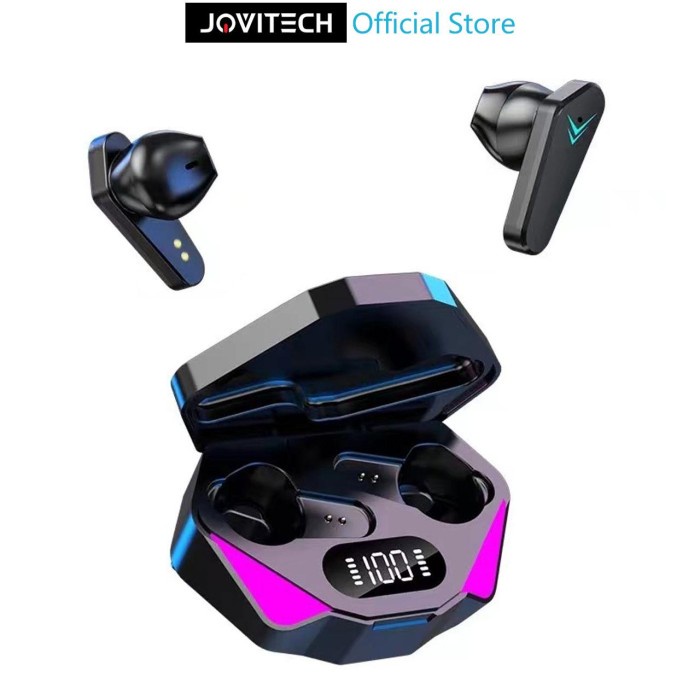 Jovitech Headset Bluetooth Gaming TWS T23 (X15) Bluetooth V5.0 LED