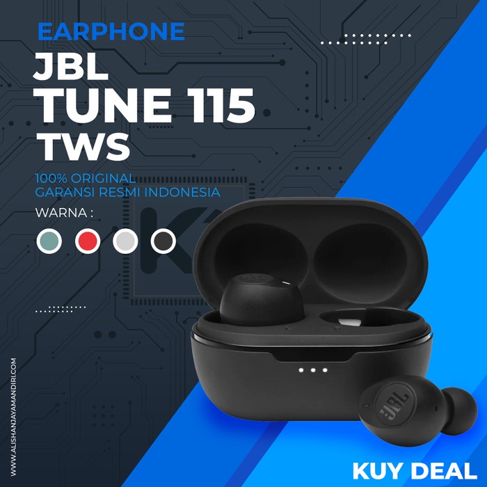 JBL TUNE 115 TWS ORIGINAL GARANSI RESMI IMS 1 Tahun