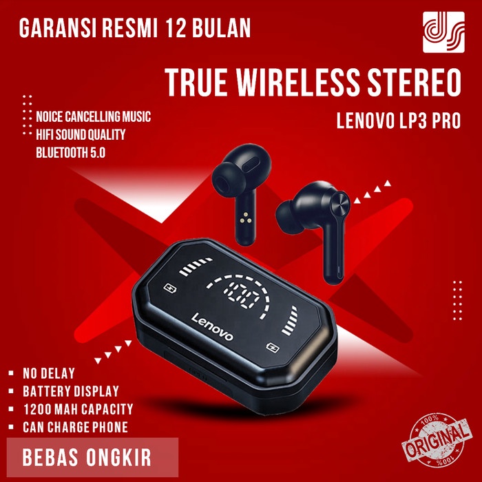 Lenovo Thinkplus LP3 Pro Bluetooth TWS Earphone Headset Headphone