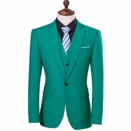 Ready Setelan Jas Hijau Mint Jas + Celana Ready