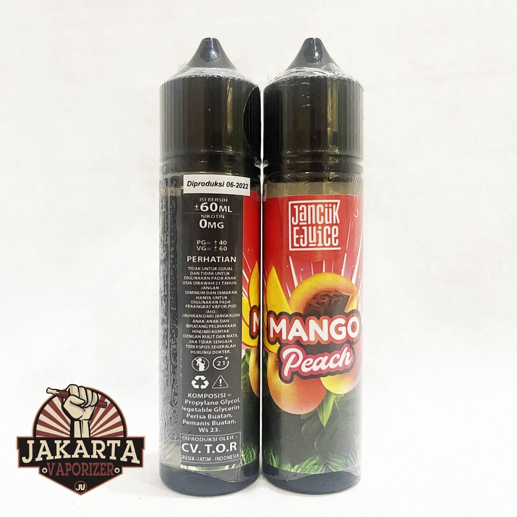 JANCUK EJUICE MANGO PEACH 60ML 0MG LIQUID VAPOR