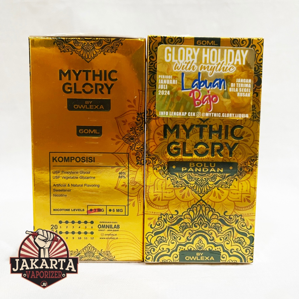 MYTHIC GLORY BOLU PANDAN 60ML 3MG 6MG BY OWLEXVA X OMNILAB