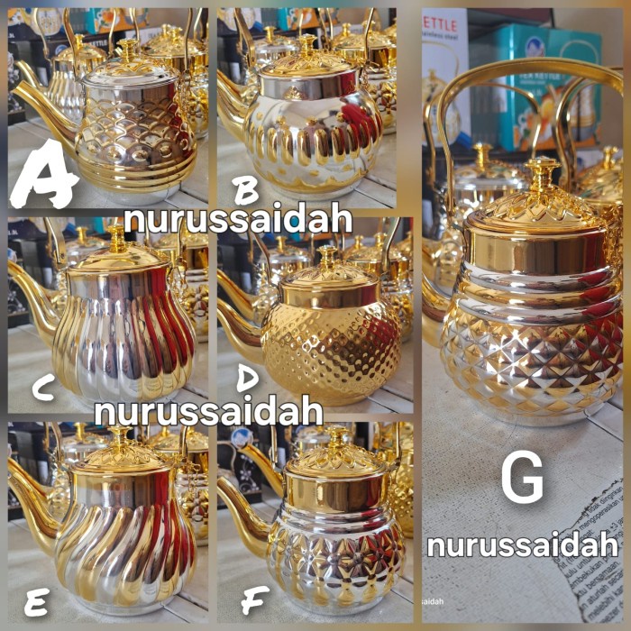 teko ibrik kuningan oleh oleh haji umroh