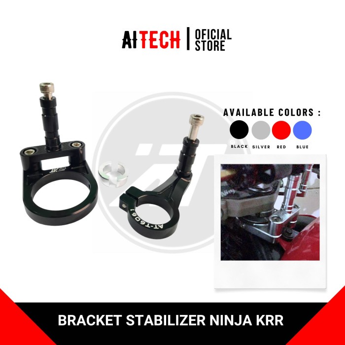 Breket Stabilizer Dudukan Steering Damper Ninja RR Aitech