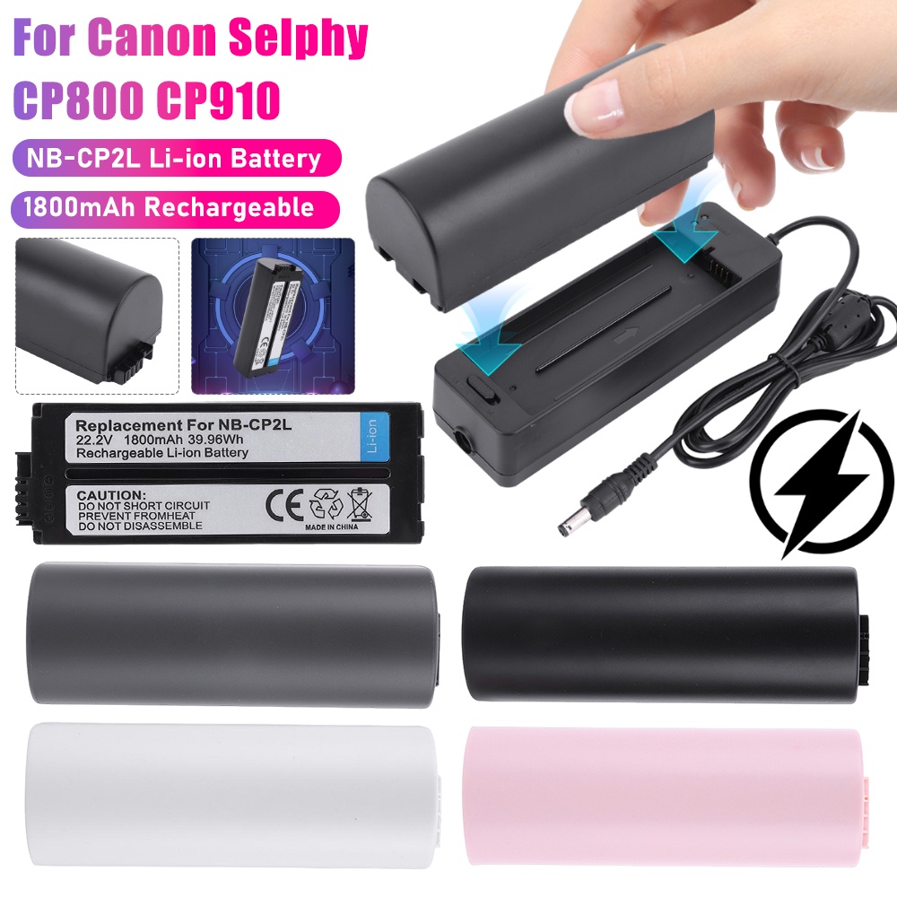 For Canon Selphy NB-CP2L 1800mAh Rechargeable Li-ion Batteries Battery Replacement For Canon Selphy 