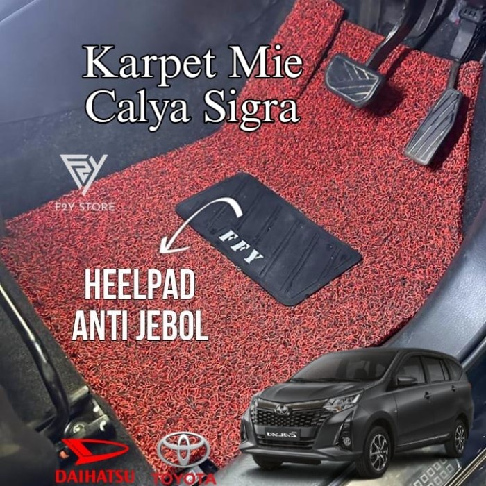 Karpet Mobil Mie Bihun Sigra/Calya 3 Baris