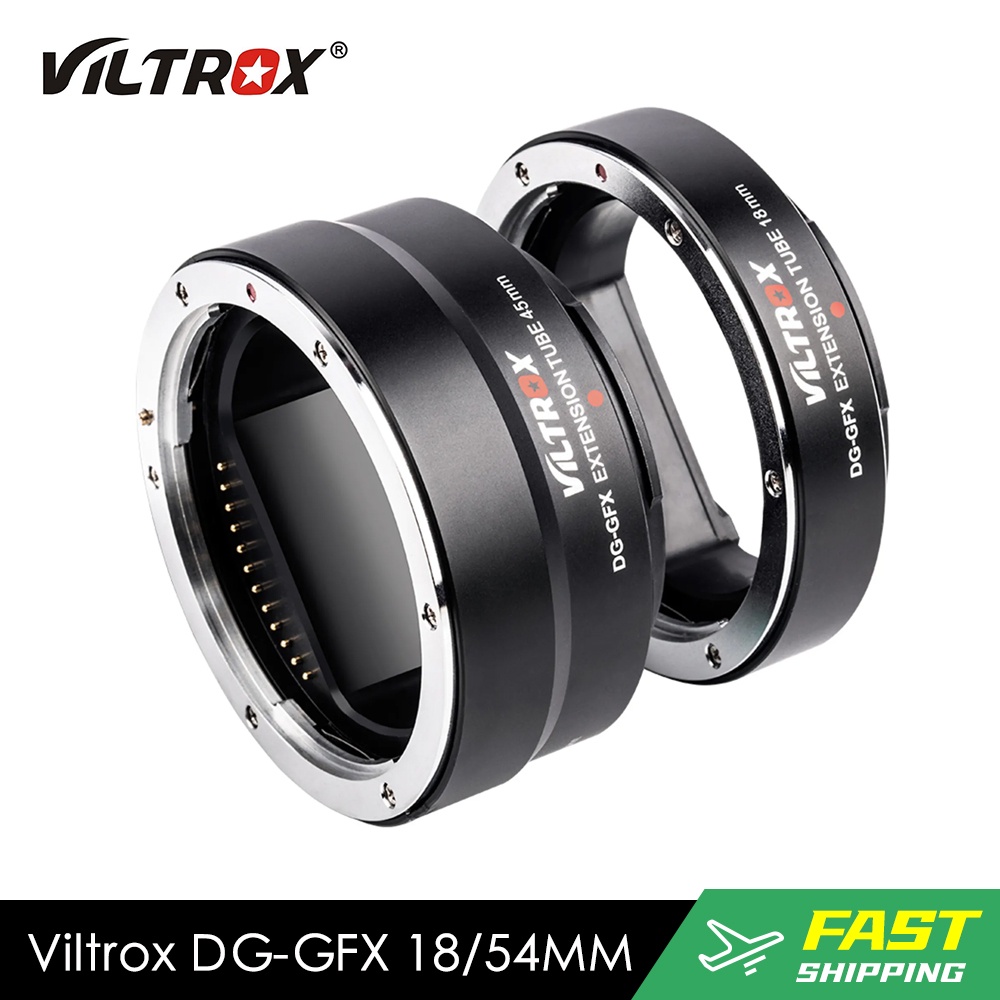 BARU Viltrox DG-GFX Extension Tube 18mm 45mm Lens Adapter Ring Auto Focus for Fujifilm GFX-mount GFX