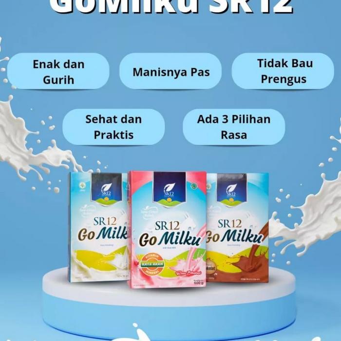

GO MILKU SR12 Susu Kambing Etawa Asli 600gr Menjaga Kesehatan Tubuh