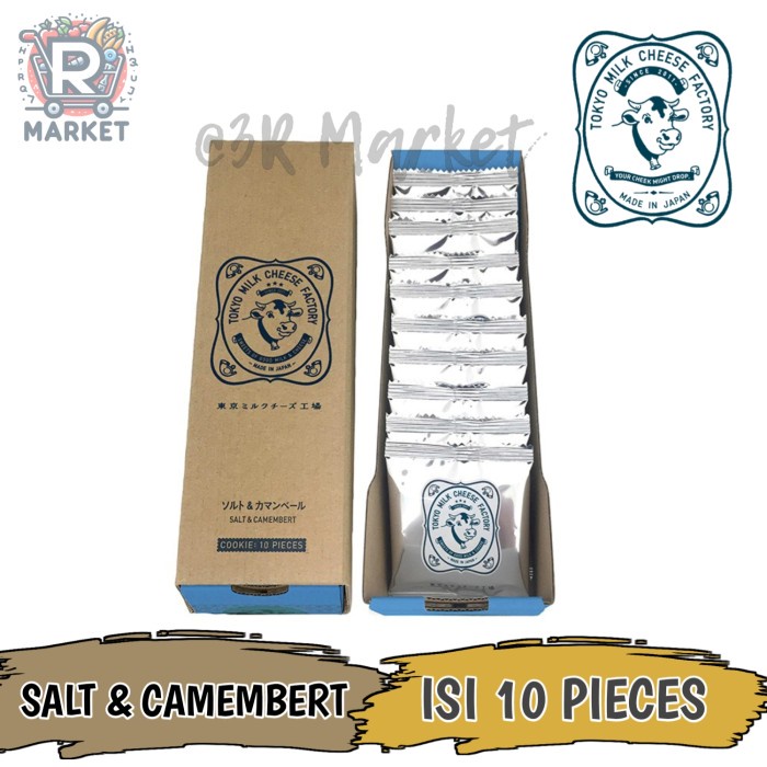

Tokyo Milk Cheese Factory Salt & Camembert Isi 10 Pieces