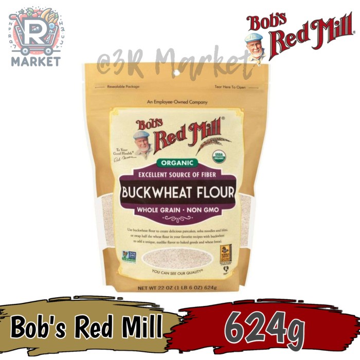 

Bob's Red Mill Organic Whole Grain Buckwheat Flour
