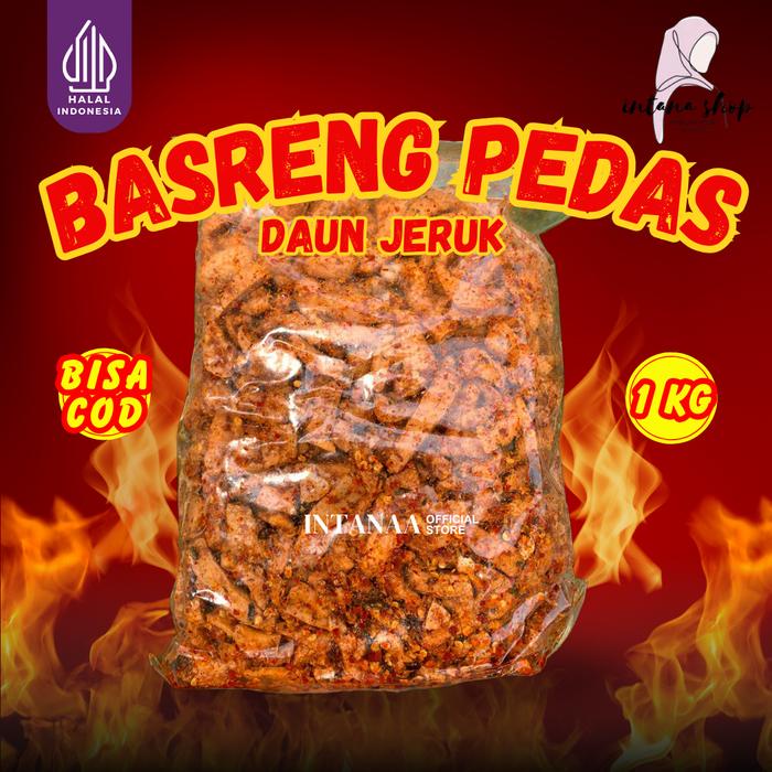 

PT880 BASRENG pedas daun jeruk 1 kg cemilan instan makanan GRATIS ONGKIR