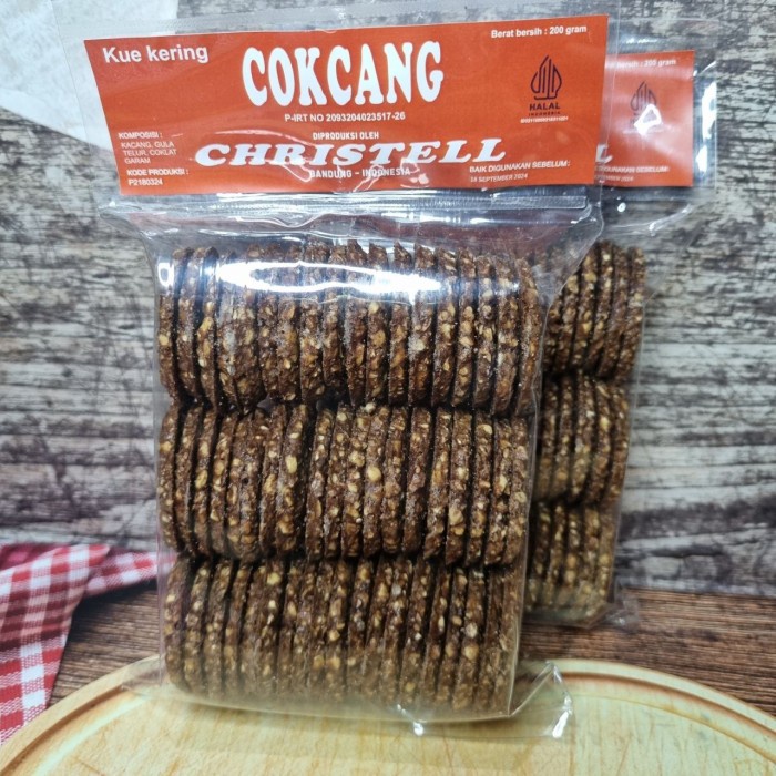 

BIG SALE Kue Kering Cokcang Coklat Kacang Christell Oleh-Oleh Bandung FH130