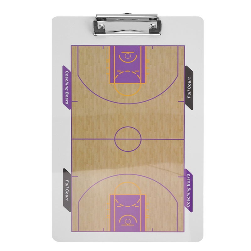 1 PCS Basketball Board Tactics Coaching Board Dry Erase Coaches Clipboard Basketball Coaching Clipbo
