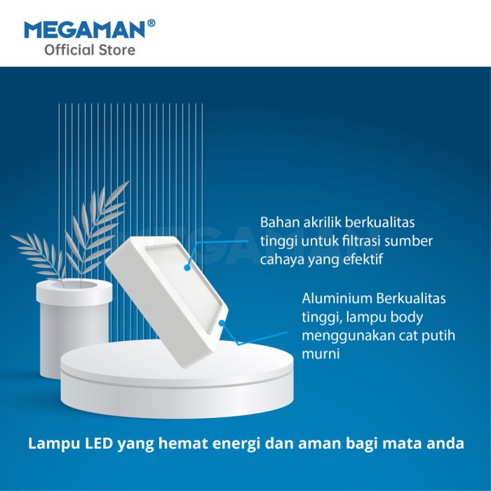 Goldenelectric Lampu Downlight Led 15W Mqtl1119 - F V2 M Megaman 6500K 170-240V