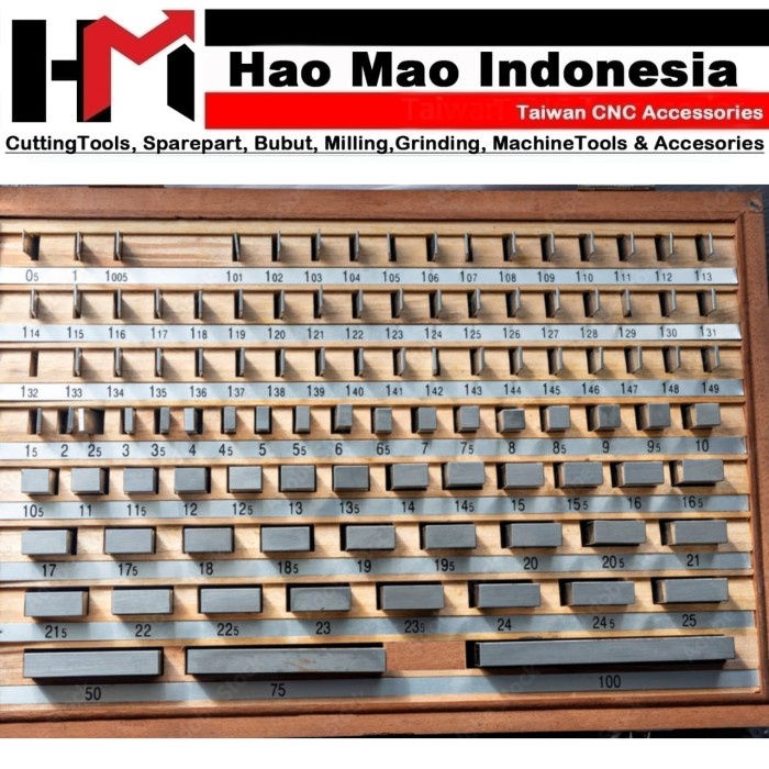Block Gauge 103Pcs/Set 1 grade 0 grade Caliper Block gauge ERNZ