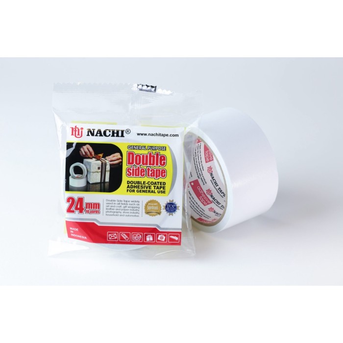 

TERBARU (Dus) Nachi Double Side Tape 48 mm x 10 Yard 2 Inch PROMO!