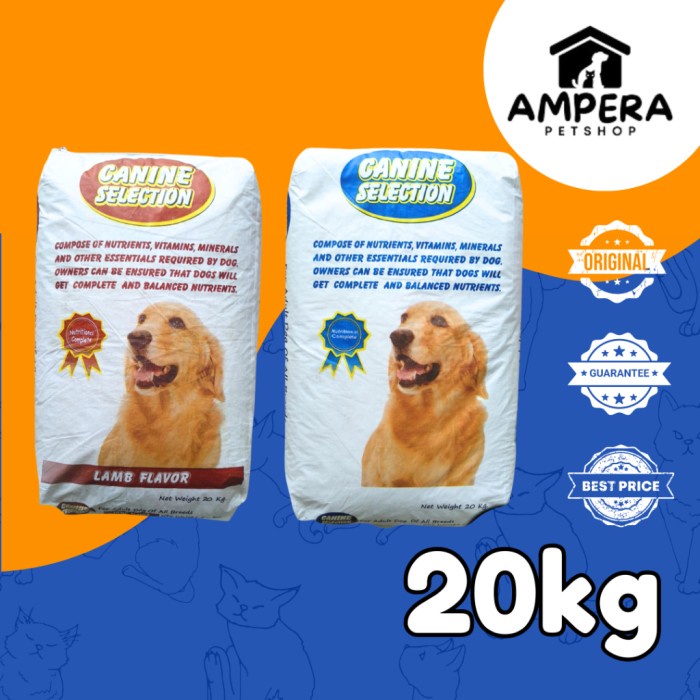Canine Selection LAMB CHICKEN 20kg Makanan Anjing Dog food