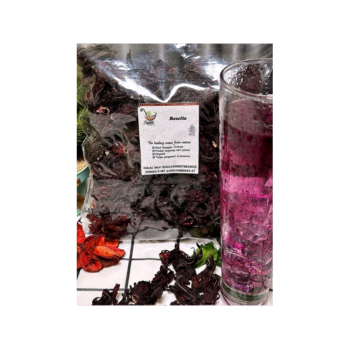 

TERMURAH!! ROSELLA UNGU 250 GRAM PREMIUM - BUNGA ROSELLA UNGU KERING