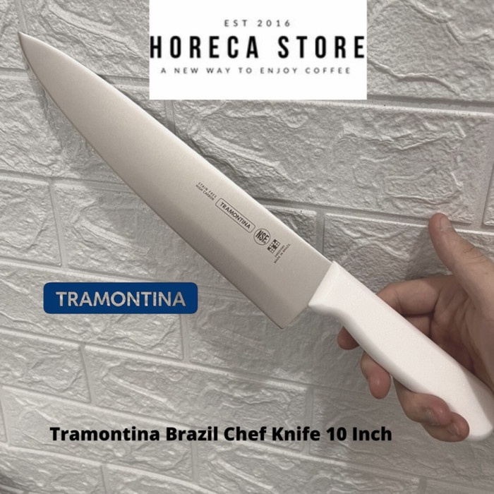 TERLARIS CHEF KNIFE 10 INCH TRAMONTINA BRAZIL - PISAU CHEF KNIFE 25CM READY