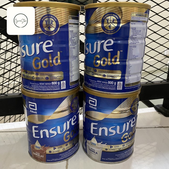 

Ensure Gold Hmb Vanila / Cokelat 800Gr New