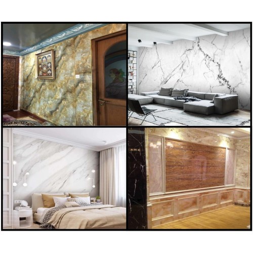 Marmer Panel PVC Dekorasi Dinding / Hiasan Dinding / Dinding Motif Marmer