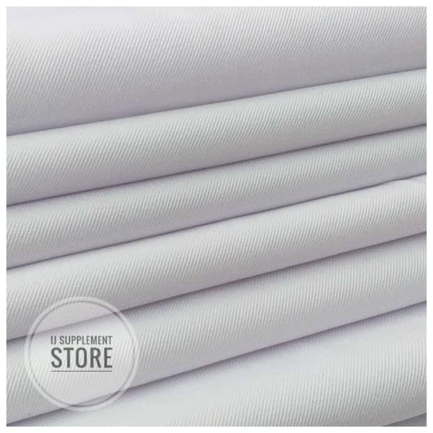 Dresto- Bahan Kain Pdh Twill Putih