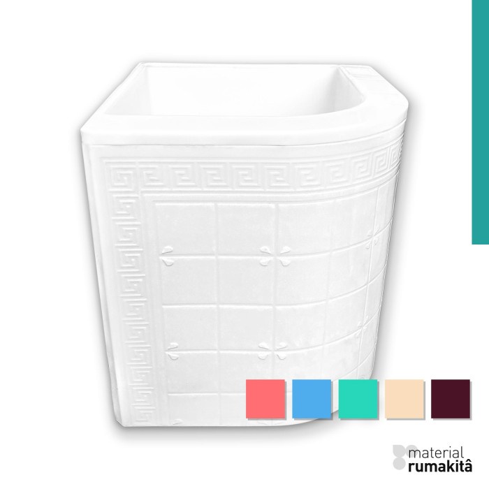 TERBARU [KHUSUS ] BAK AIR KAMAR MANDI / BAK MANDI SUDUT OVAL