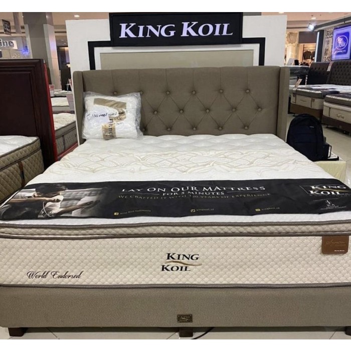 KING KOIL NEW WORLD ENDORSED + BedSet OHIO ( Full SET ) 160 180 200