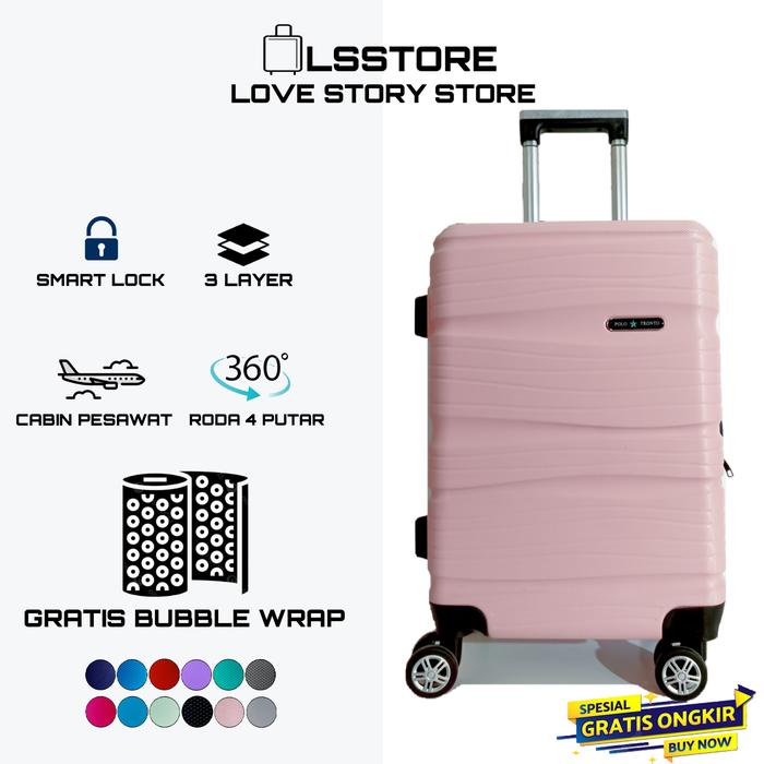 Koper 20 Inch Koper Fiber Pria Wanita Koper Size Kabin Cabin Koper Murah Koper Kabin