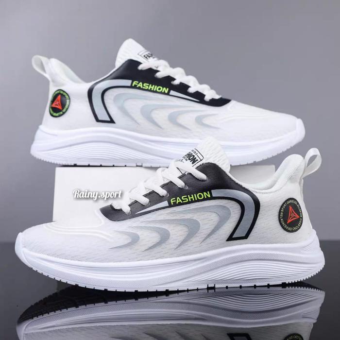 Tapak- Terlaris-Sepatu Sekolah Warna Hitam Pria Cowok Wanita Cewek Olahraga Senam Joging