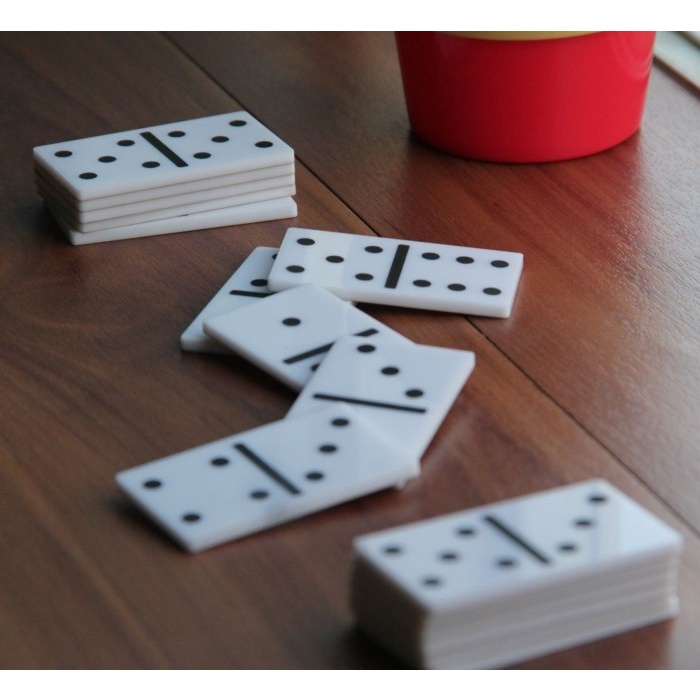 

BERKUALITAS Akrilik Kartu Domino + Pouch