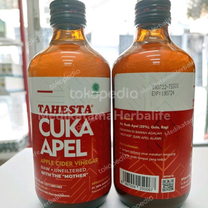 

Cuka Apel TAHESTA 300ml 100% Asli Original