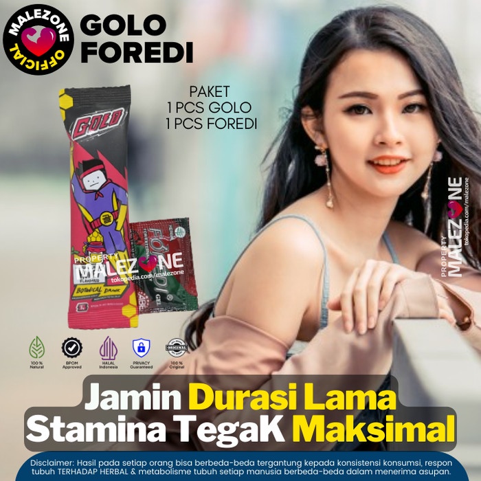 Obat Herbal Golo Foredi Gel Stamina Kuat Pria Asli Original