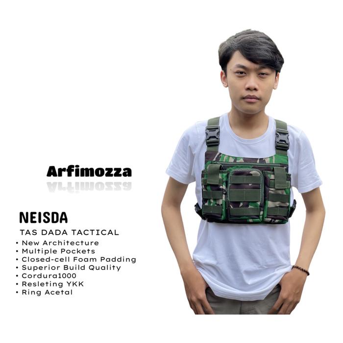 WTS- Tas Dada Pria Terbaru 2022 Original Neisda Model Loreng