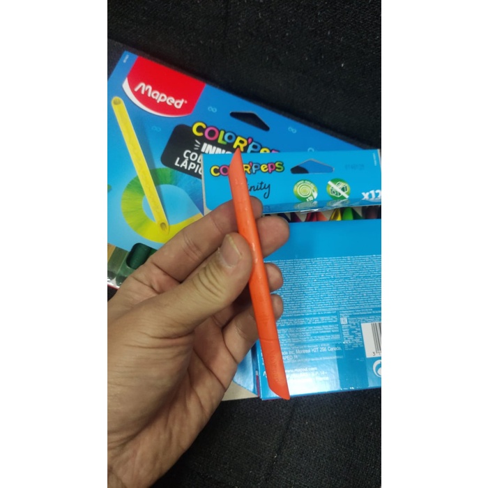

*****] pensil warna maped colorpeps infinity 12 / 24 warna tanpa diraut kuat