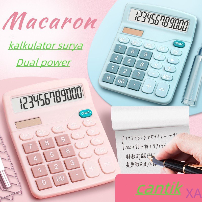 

Kalkulator Surya/ Kalkulator Warna Bergaya 12-Bit Dw05