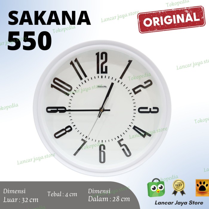 Jam Dinding Sakana 550 Sakana 100%