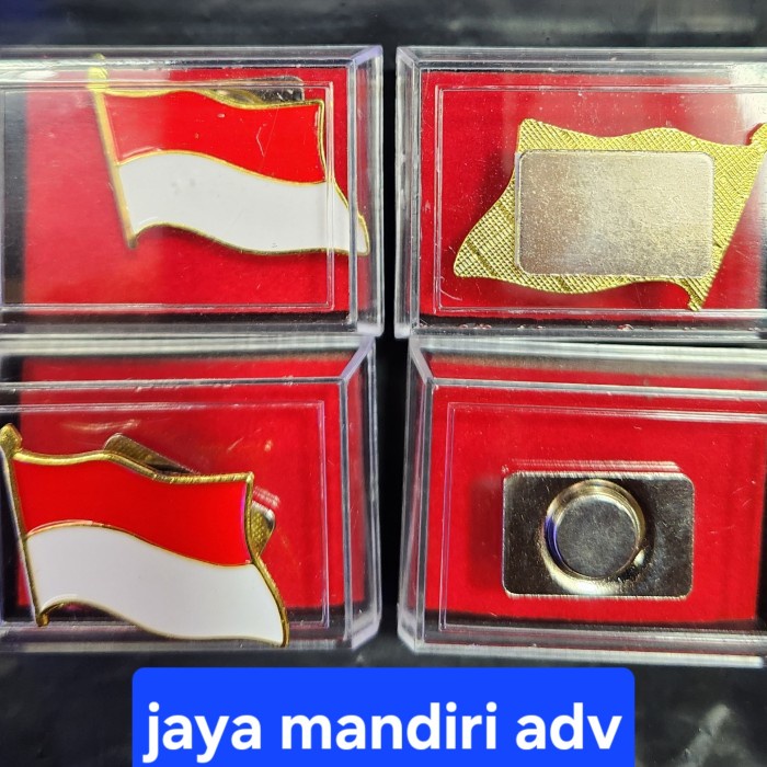 Mntb" Pin Bendera Merah Putih Exlusive Magnet