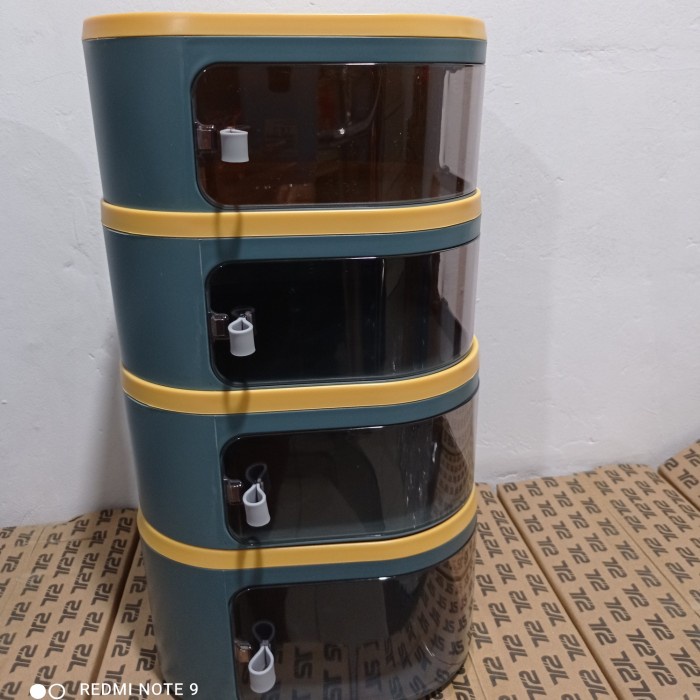 tudung saji 4 susun, food storage 4 layer, fs gen 3 tritu, tudung saji